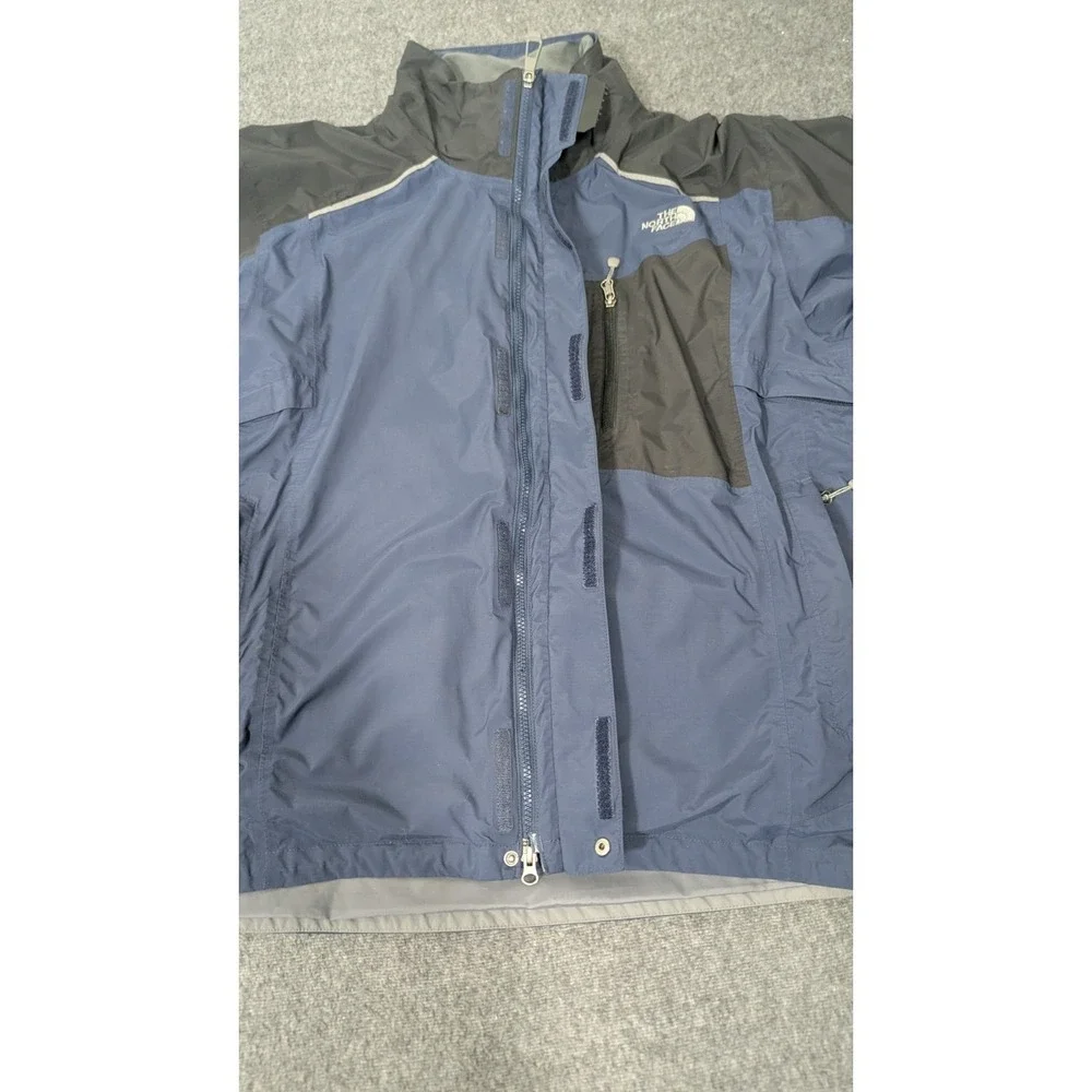 North Face Jacket Men's‎ 2XL Blue Hyvent Abul Raincoat Outdoors Hiking TB5M TN5M